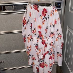 Off the shoulder romper